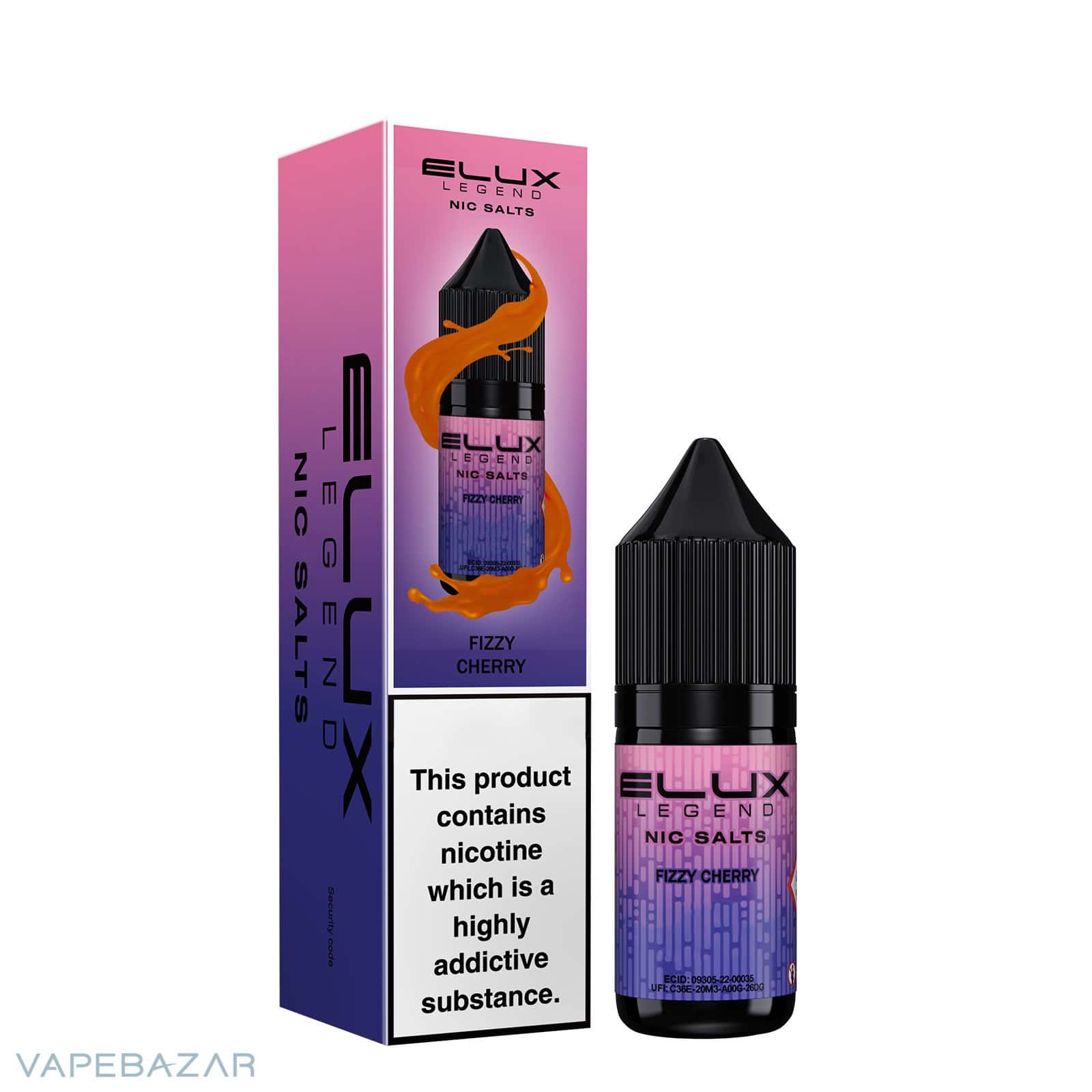 ELUX LEGEND NIC SALTS Fizzy Cherry 3 | Vapebazar Elux Legend Nic Salts Fizzy Cherry