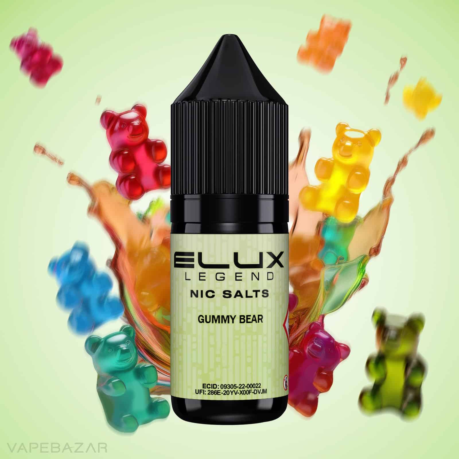 ELUX LEGEND NIC SALTS Gummy Bear | Vapebazar Elux Legend Nic Salts Gummy Bear