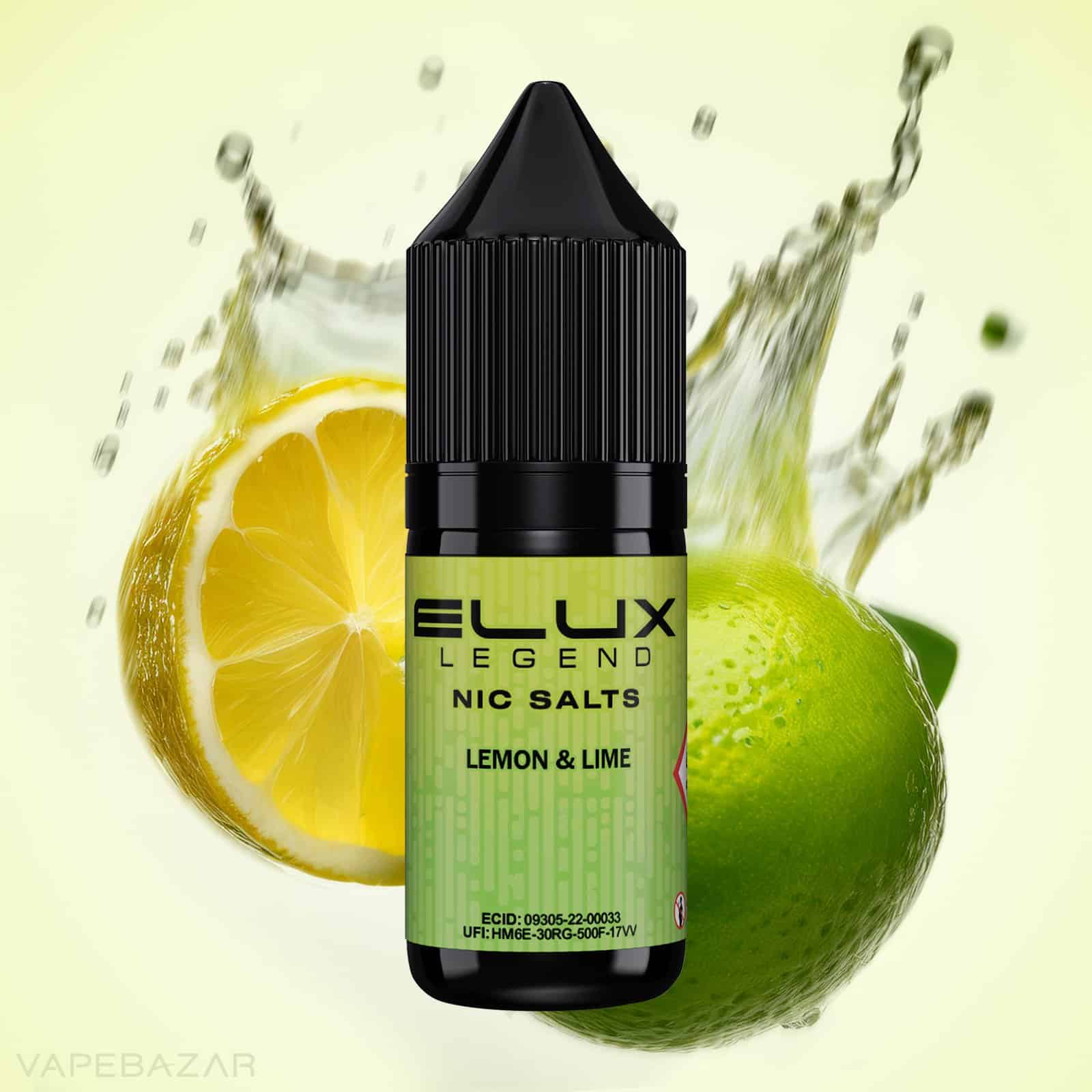 ELUX LEGEND NIC SALTS Lemon Lime | Vapebazar Elux Legend Nic Salts Lemon &Amp; Lime