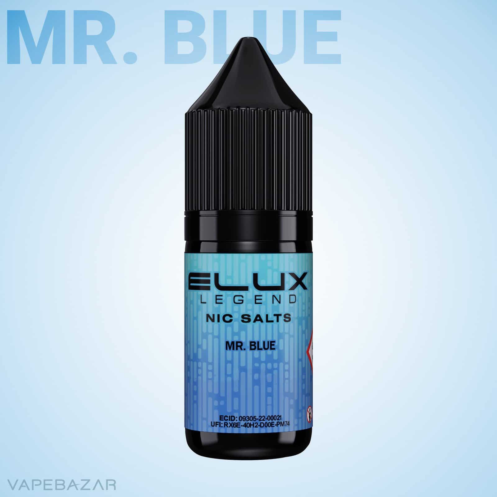 ELUX LEGEND NIC SALTS Mr. Blue 2 | Vapebazar Elux Legend Nic Salts Mr. Blue