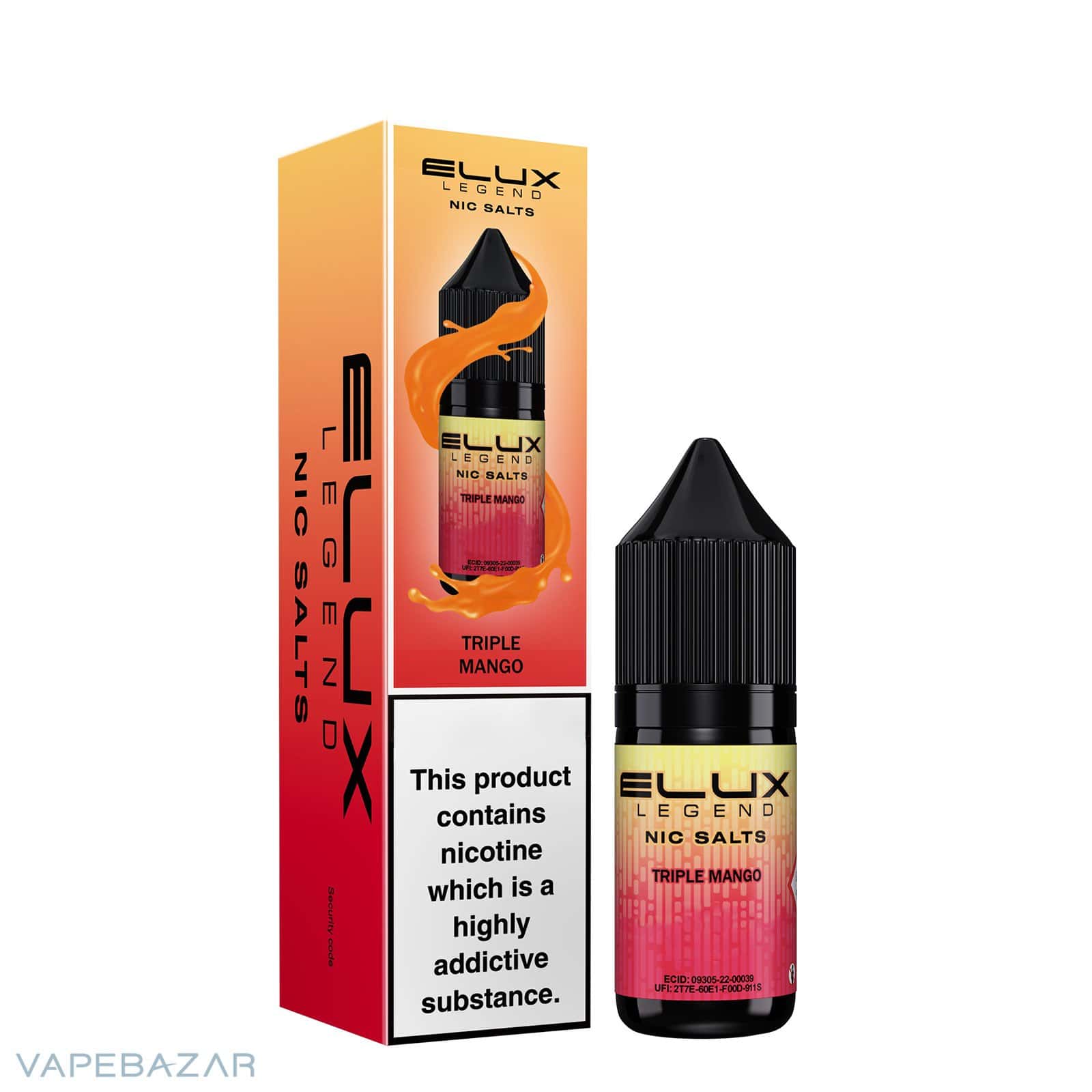 ELUX LEGEND NIC SALTS Triple Mango 3 | Vapebazar Elux Legend Nic Salts Triple Mango