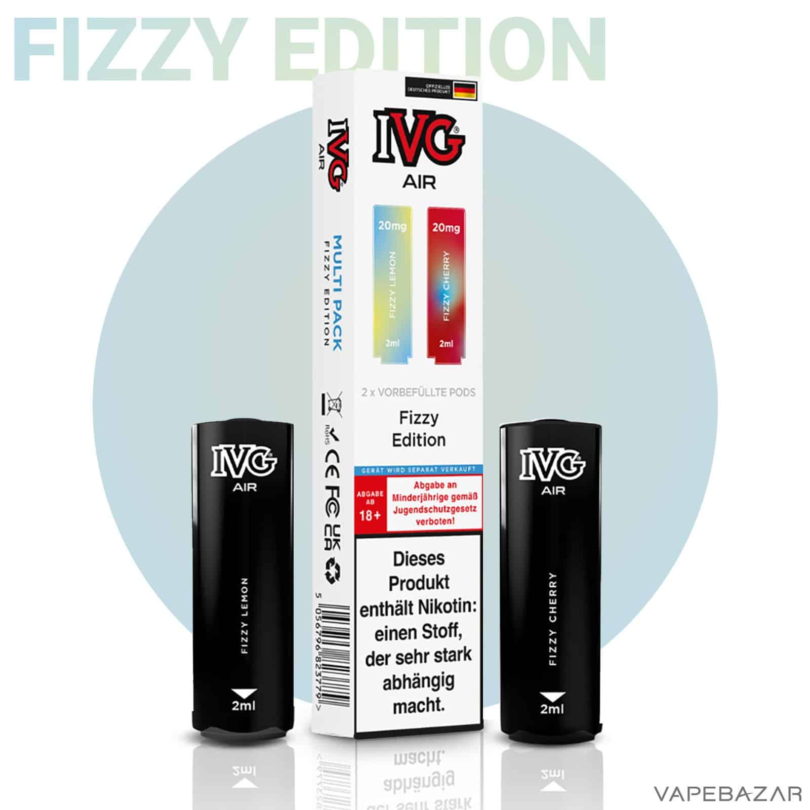IVG Air Pods Fizzy Edition Multiflavorpack 2 | Vapebazar Ivg Air Pods Fizzy Edition Multiflavorpack