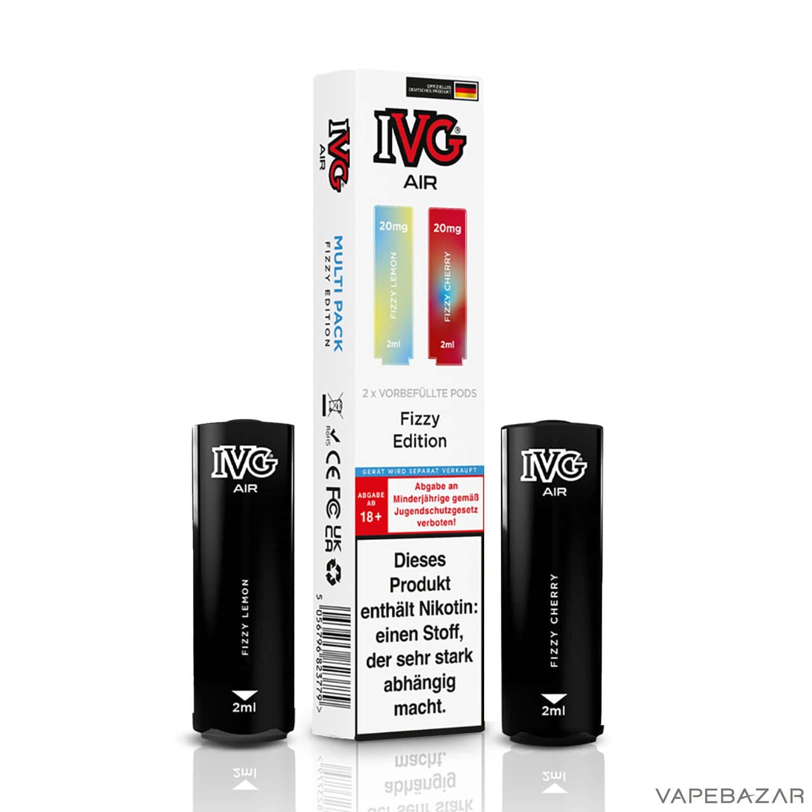 IVG Air Pods Fizzy Edition Multiflavorpack 3 | Vapebazar Ivg Air Pods Fizzy Edition Multiflavorpack