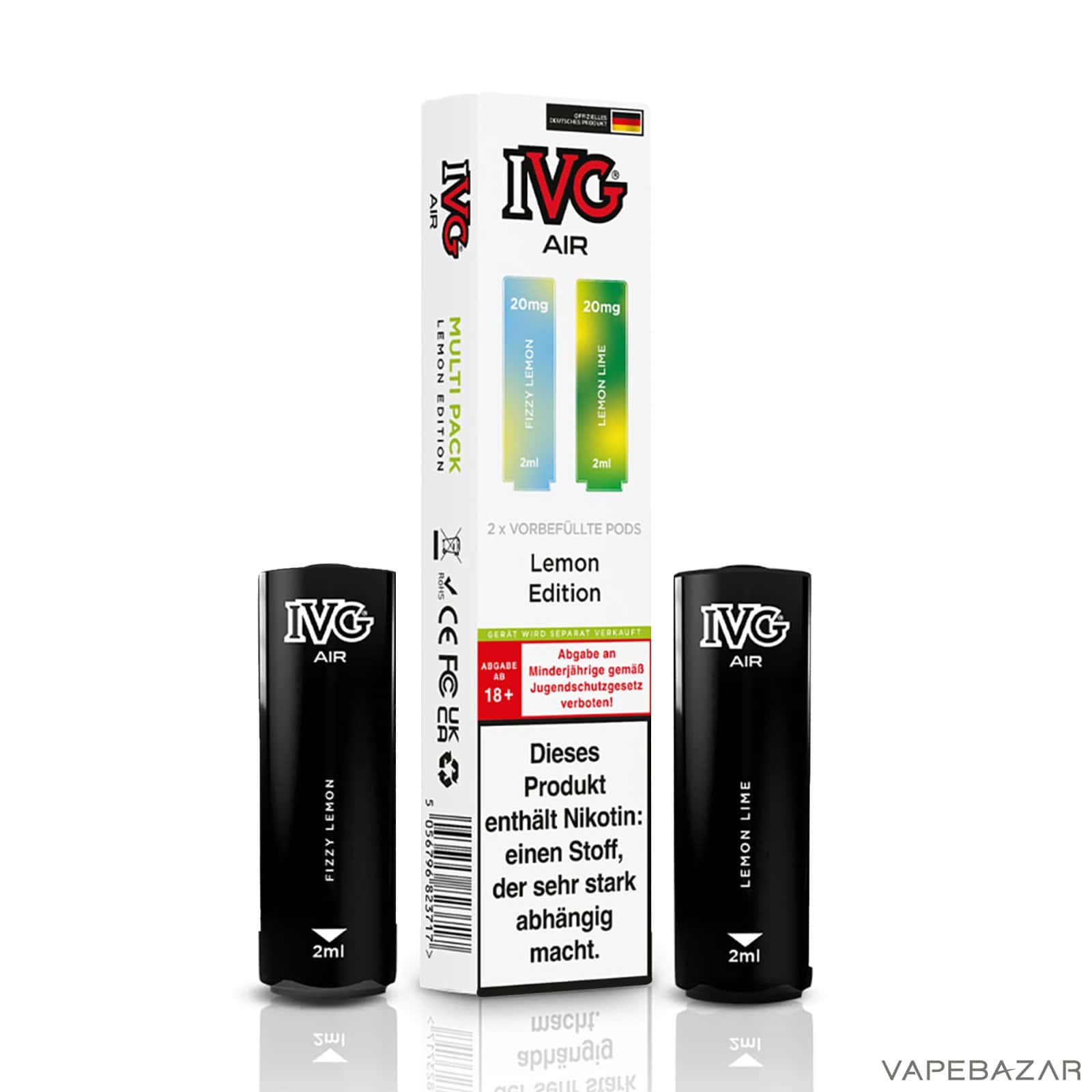 IVG Air Pods Lemon Edition Multiflavorpack 3 | Vapebazar Ivg Air Pods Lemon Edition Multiflavorpack