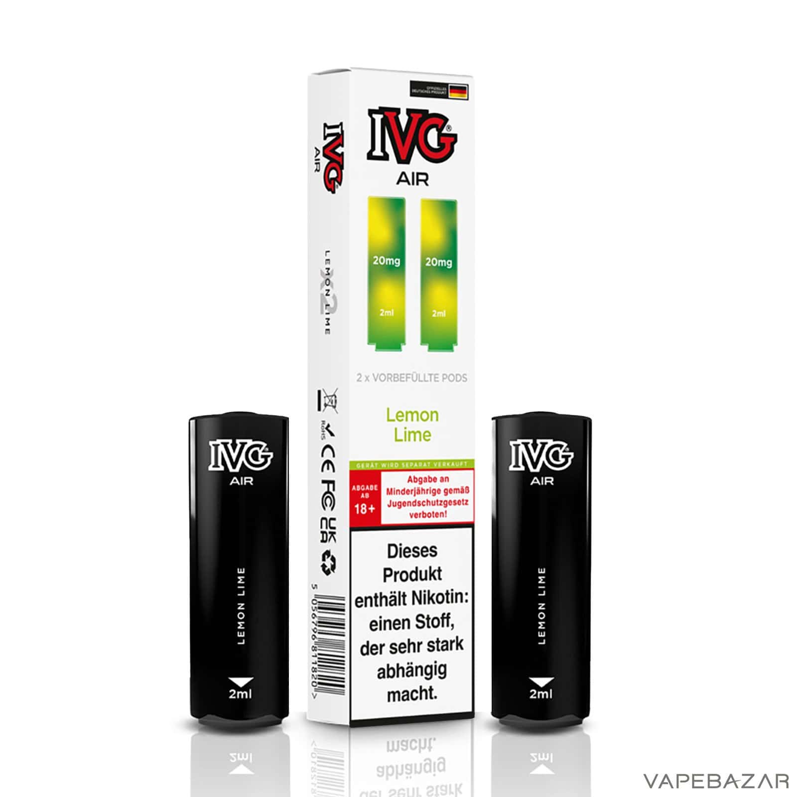 IVG Air Pods Lemon Lime 3 | Vapebazar Ivg Air Pods Lemon Lime