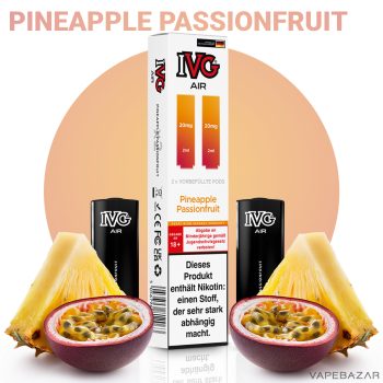 IVG Air Pods Pineapple Passionfruit