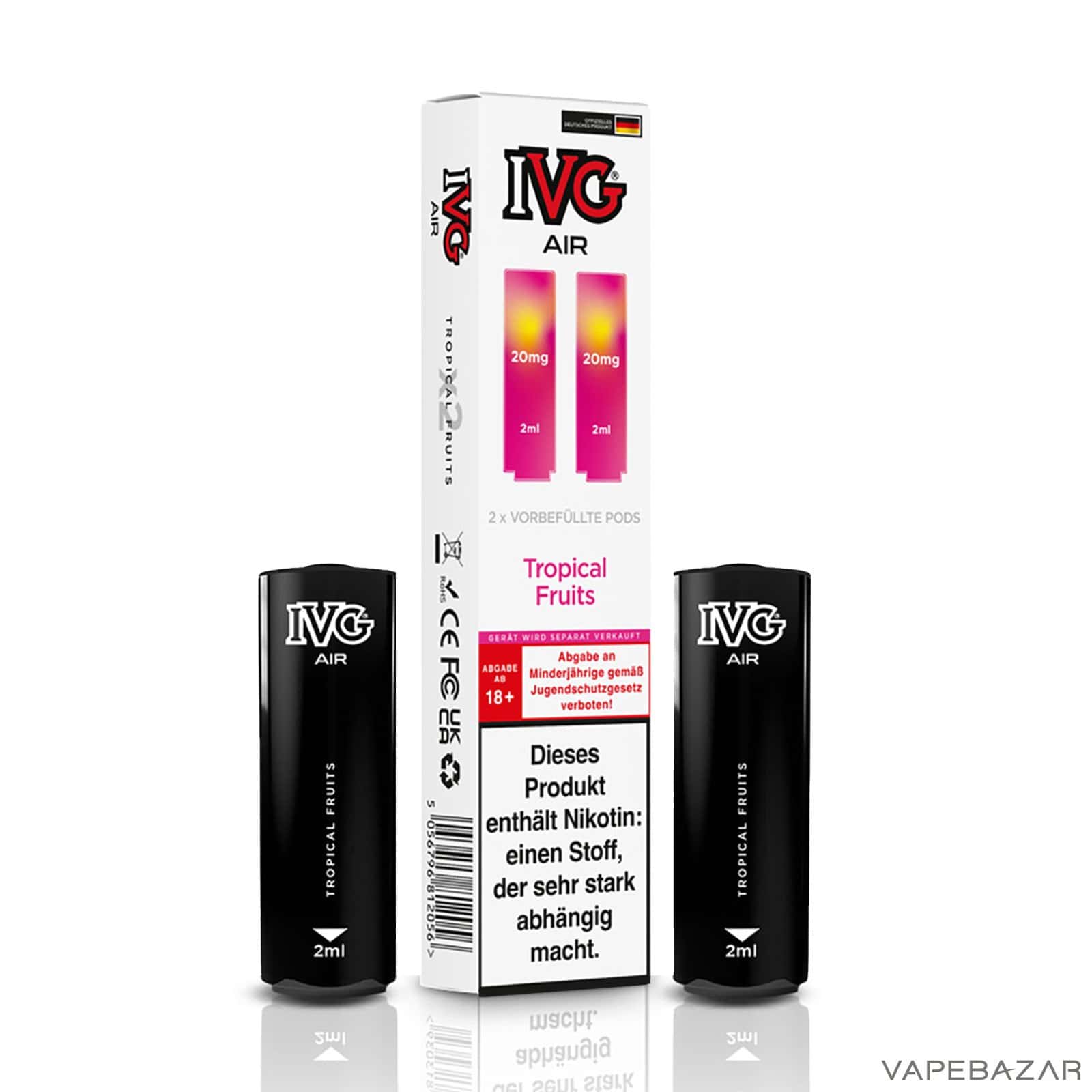 IVG Air Pods Tropical Fruits 3 | Vapebazar Ivg Air Pods Tropical Fruits