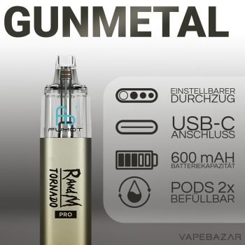 RandM Tornado Pro Pod Kit Gunmetal