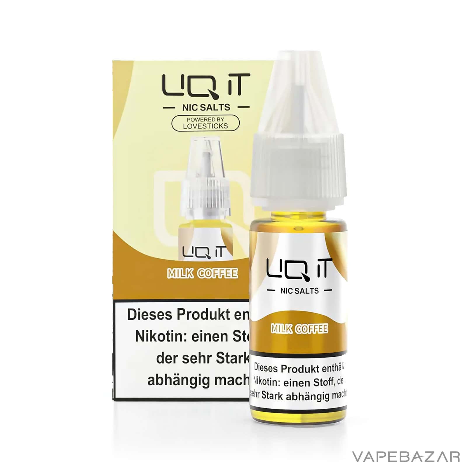 Liq it Liquid Milk Coffee 3 | Vapebazar Lovesticks Liq It Liquid - Milk Coffee