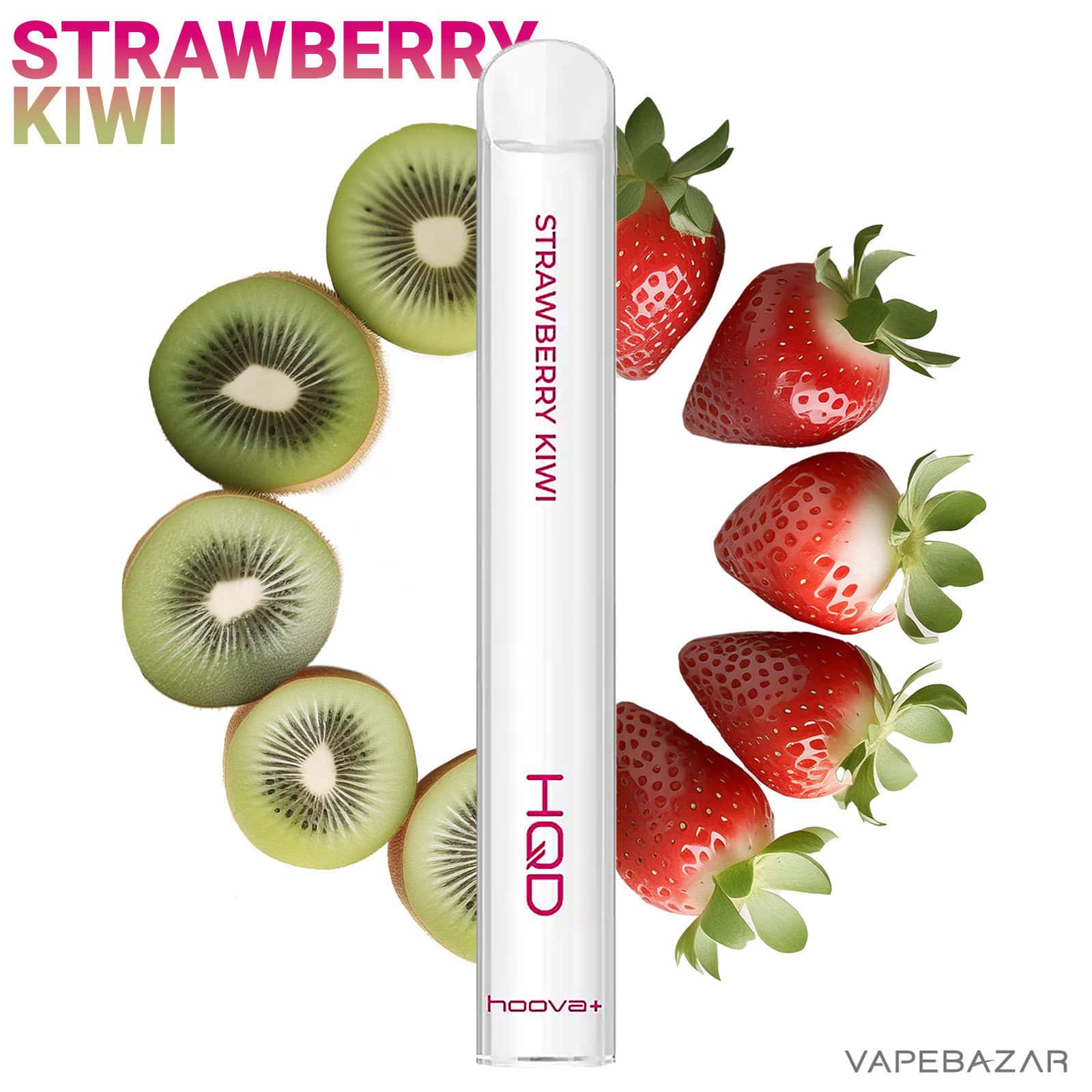 StrawberryKiwi | Vapebazar Hqd Hoova + Einweg E-Zigarette - Strawberry Kiwi