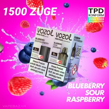 Vozol Vista Plug Starter Kit - Blueberry Sour Raspberry