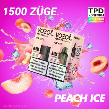 Vozol Vista Plug Starter Kit - Peach Ice