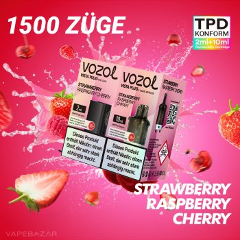 Vozol Vista Plug Starter Kit - Strawberry Raspberry Cherry