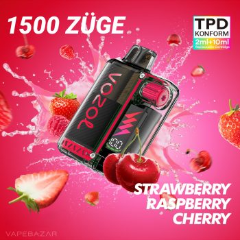 Vozol Vista Plug Starter Kit - Strawberry Raspberry Cherry