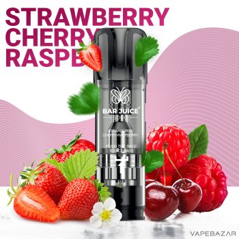 Bar Juice Prefilled Pods Strawberry Cherry Raspberry