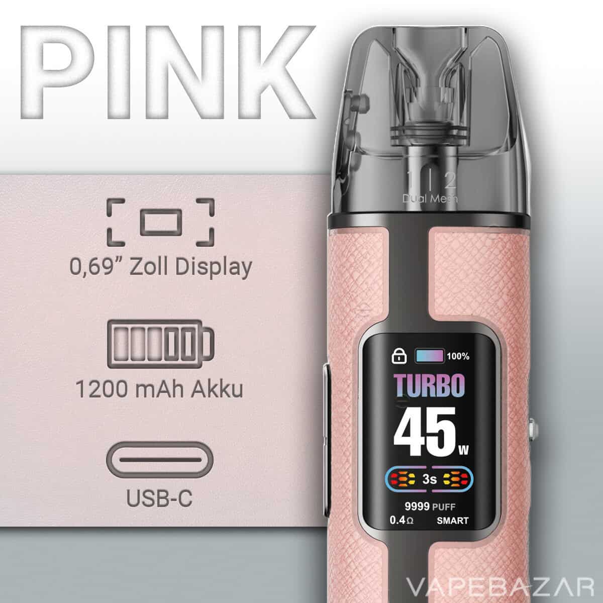 Elf Bar ELFX PRO Pink 2 | Vapebazar Elf Bar Elfx Pro - Cowboy Brown