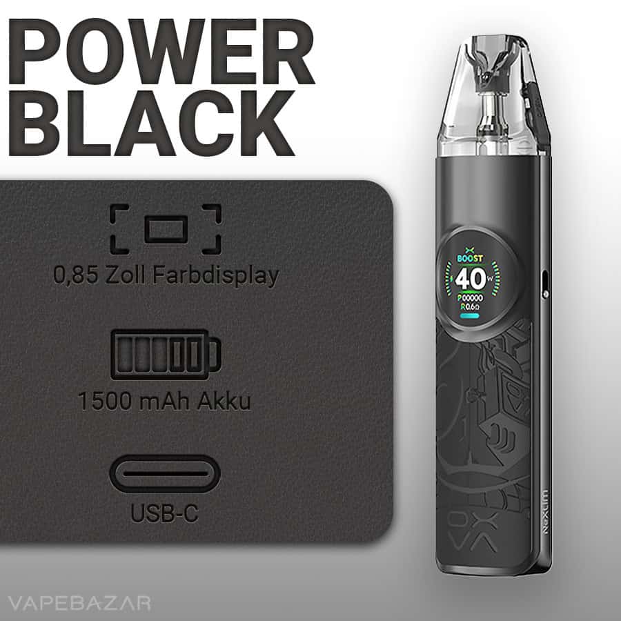 Oxva Nexlim Pod Kit Power Black 2 | Vapebazar Elf Bar Elfx Pro - Black