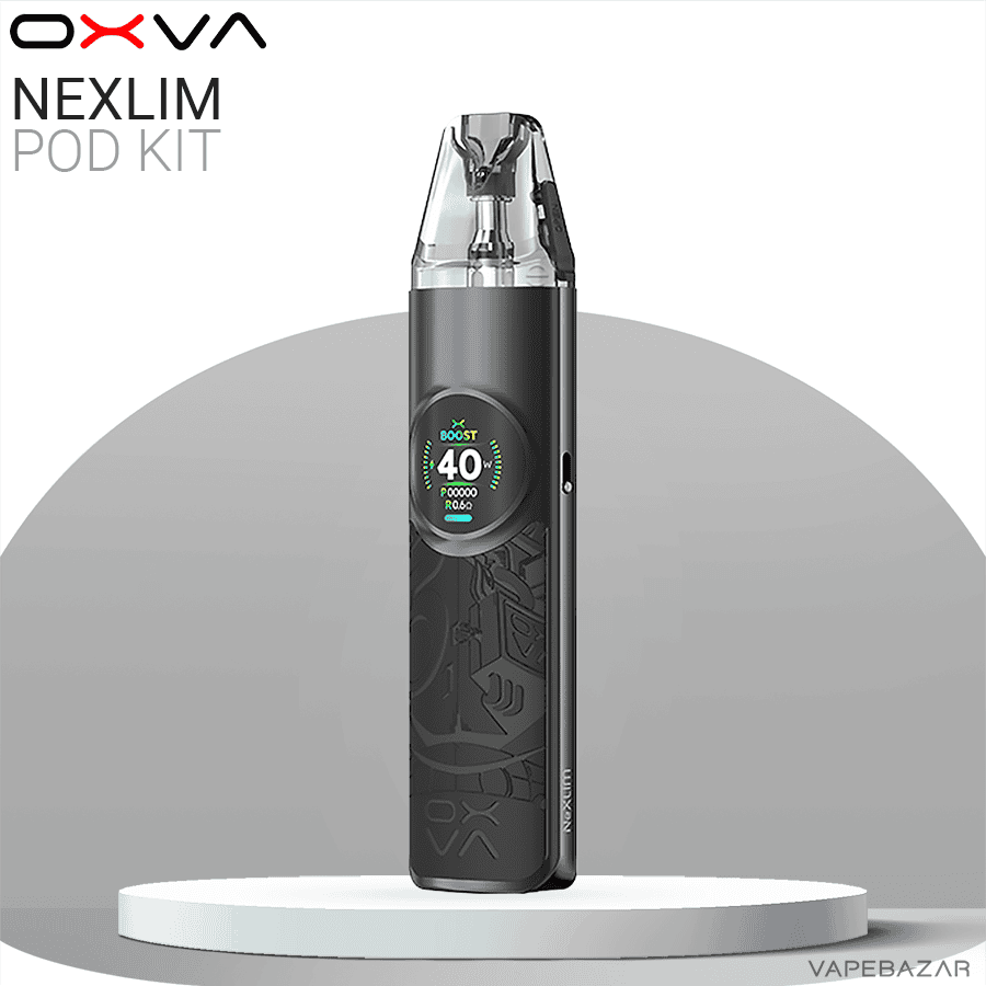 Oxva Nexlim Pod Kit Power Black | Vapebazar Oxva Nexlim Pod Kit Power Black