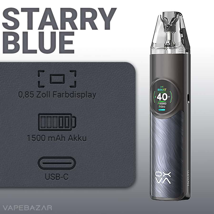 Oxva Nexlim Pod Kit Starry Blue 2 | Vapebazar Elf Bar Elfx Pro - Black