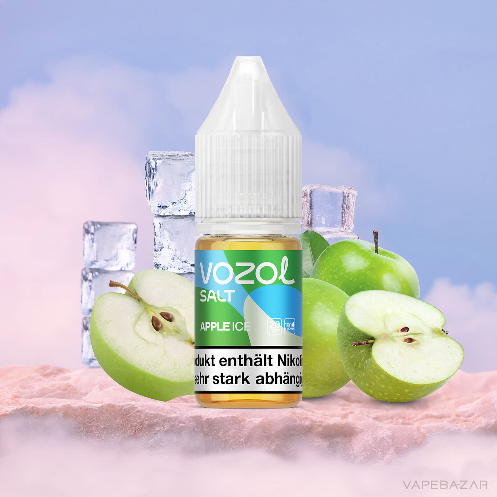 Vozol Liquid Apple Ice | Vapebazar Vozol Liquid Apple Ice