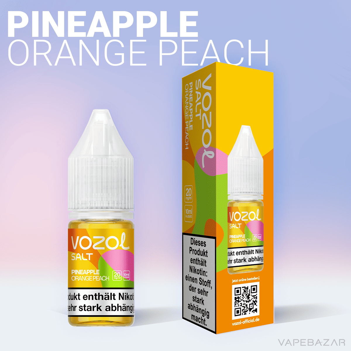 Vozol Liquid Pineapple Orange Peach 2 | Vapebazar Vozol Liquid Pineapple Orange Peach
