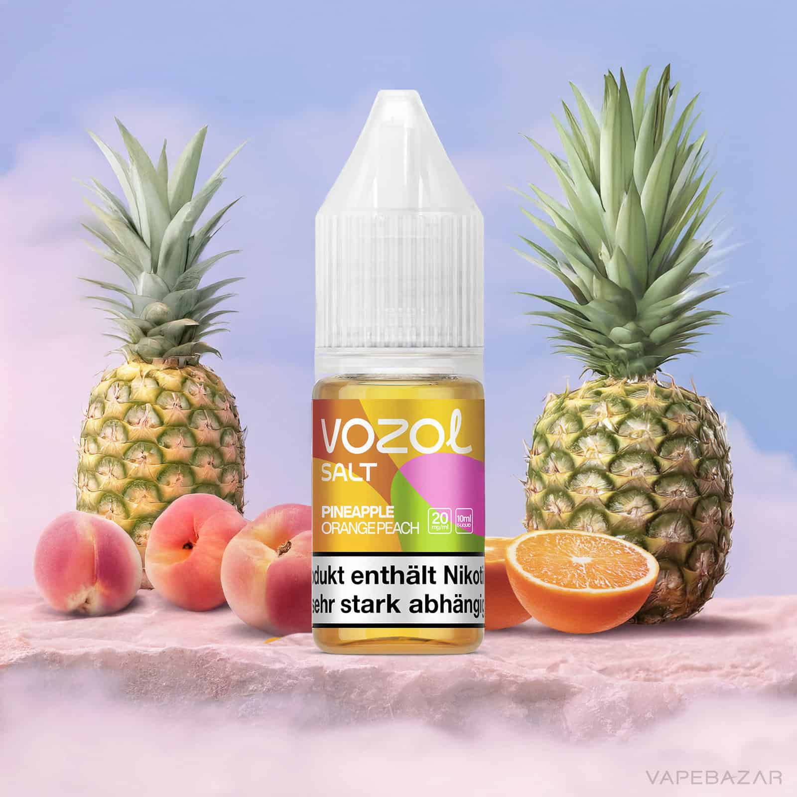 Vozol Liquid Pineapple Orange Peach | Vapebazar Vozol Liquid Pineapple Orange Peach