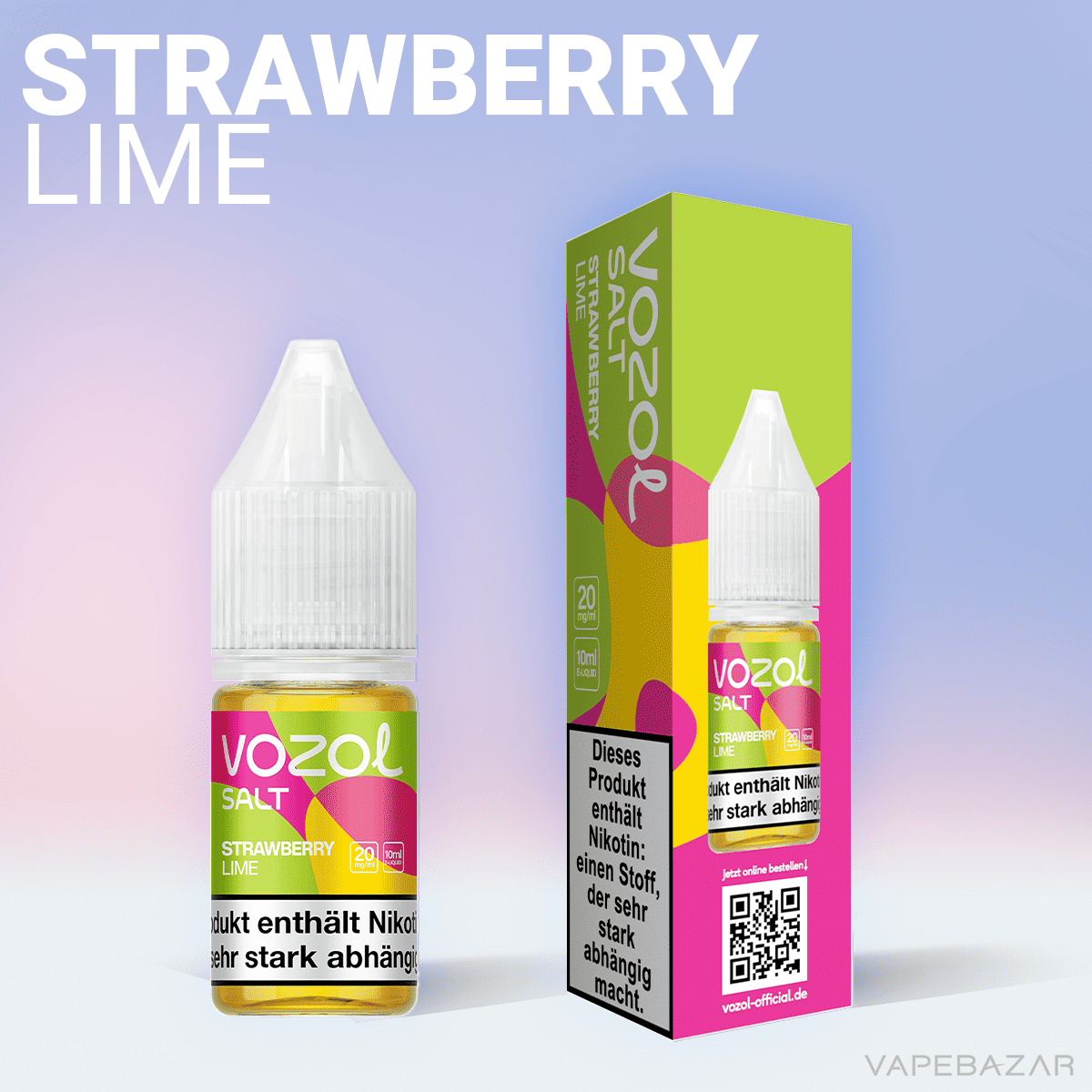 Vozol Liquid Strawberry Lime 2 | Vapebazar Vozol Liquid - Fruit Mix
