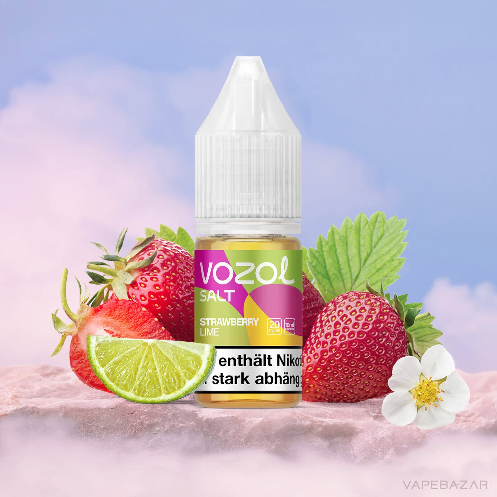 Vozol Liquid Strawberry Lime | Vapebazar Vozol Liquid Strawberry Lime