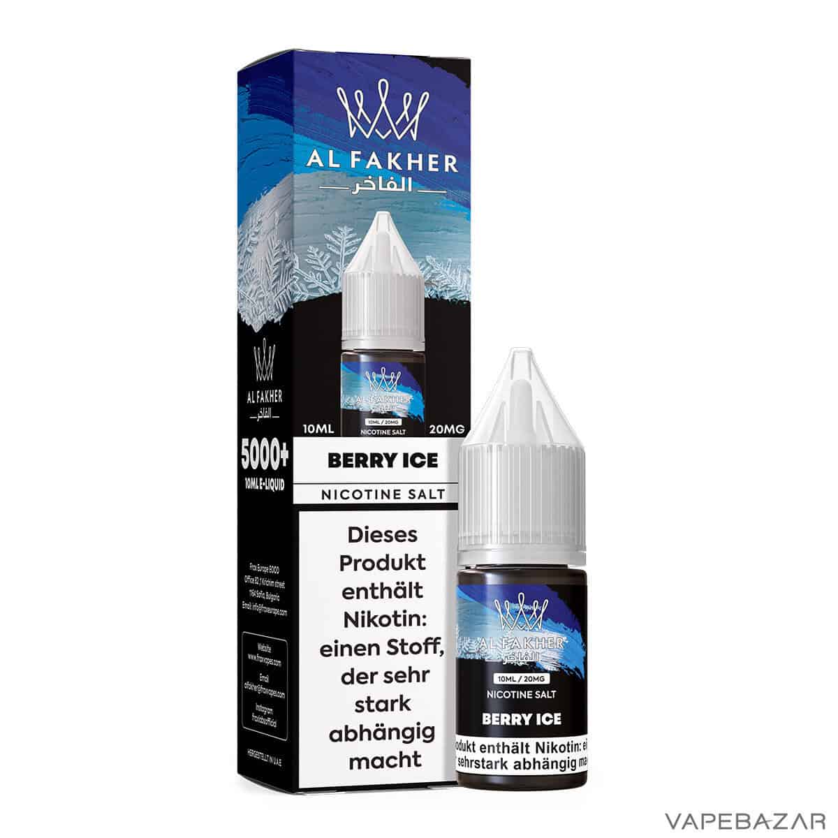 Al Fakher Liquid Berry Ice 3 | Vapebazar Al Fakher Liquid - Pineapple Ice