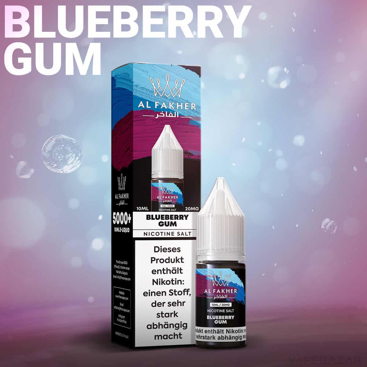 Al Fakher Liquid Blueberry Gum 2 | Vapebazar Al Fakher Liquid - Pineapple Ice
