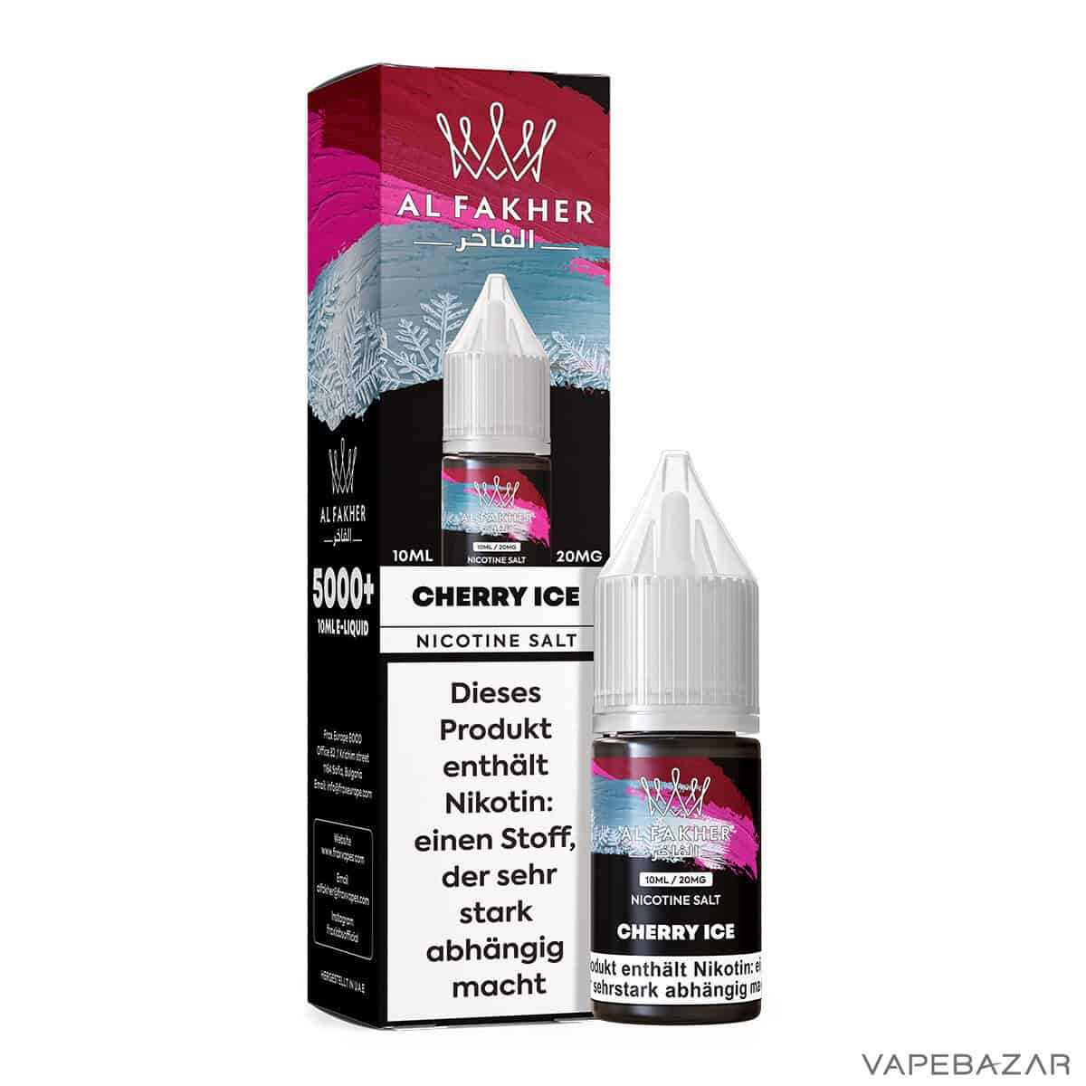 Al Fakher Liquid Cherry Ice 3 | Vapebazar Al Fakher Liquid - Pineapple Ice