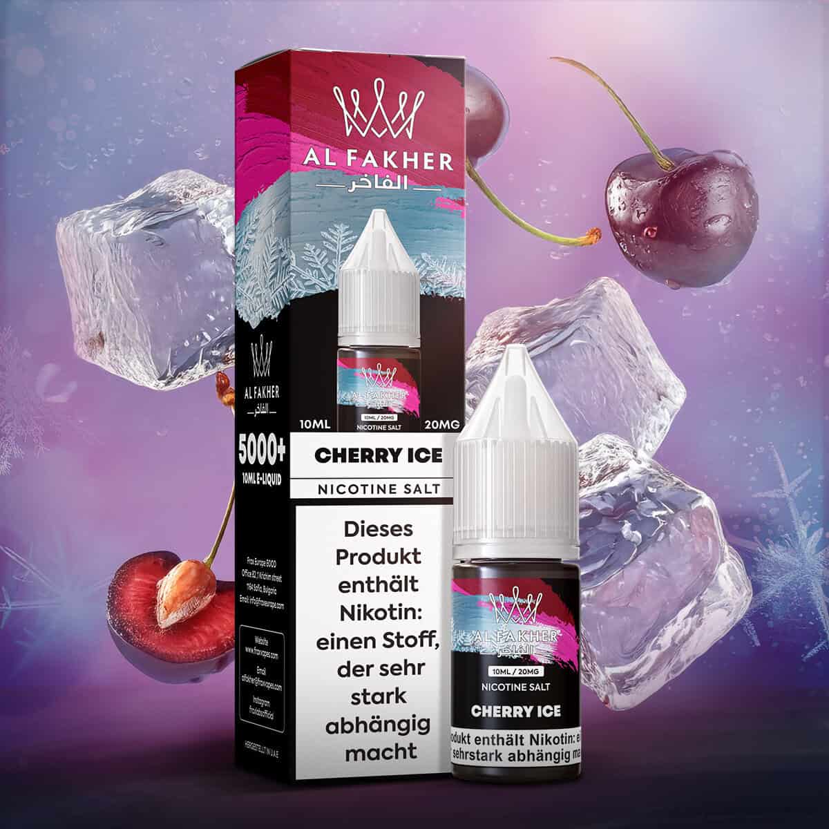 Al Fakher Liquid Cherry Ice | Vapebazar Al Fakher Liquid Cherry Ice
