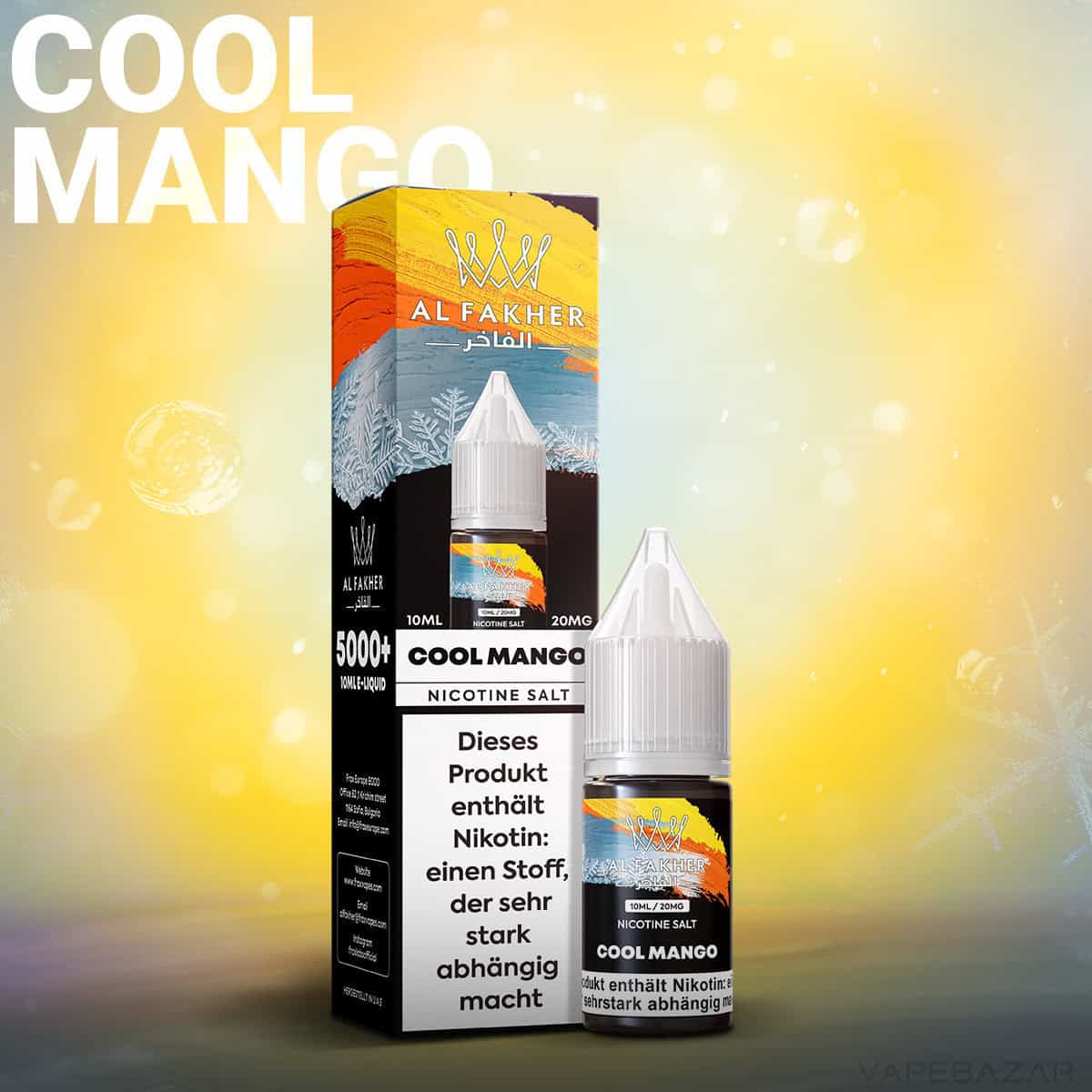 Al Fakher Liquid Cool Mango 2 | Vapebazar Al Fakher Liquid - Pineapple Ice