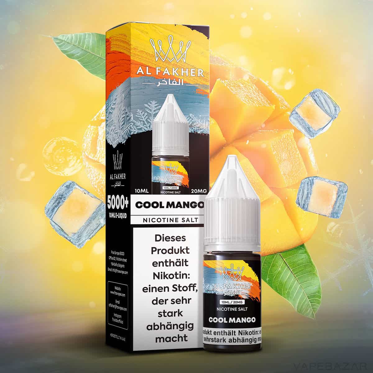 Al Fakher Liquid Cool Mango | Vapebazar Al Fakher Liquid Cool Mango