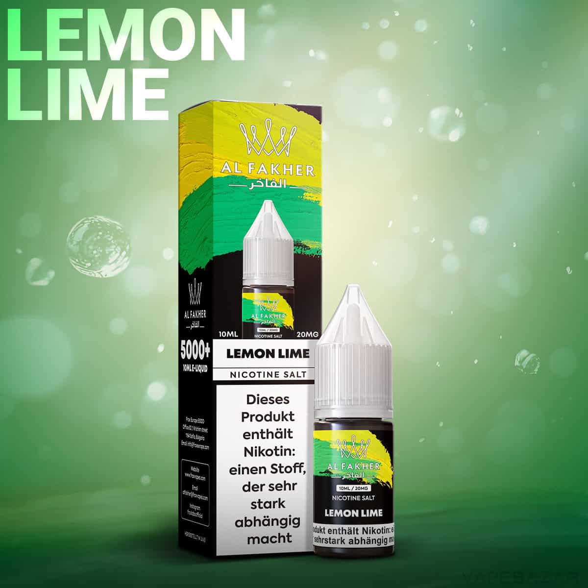 Al Fakher Liquid Lemon Lime 2 | Vapebazar Al Fakher Liquid - Pineapple Ice