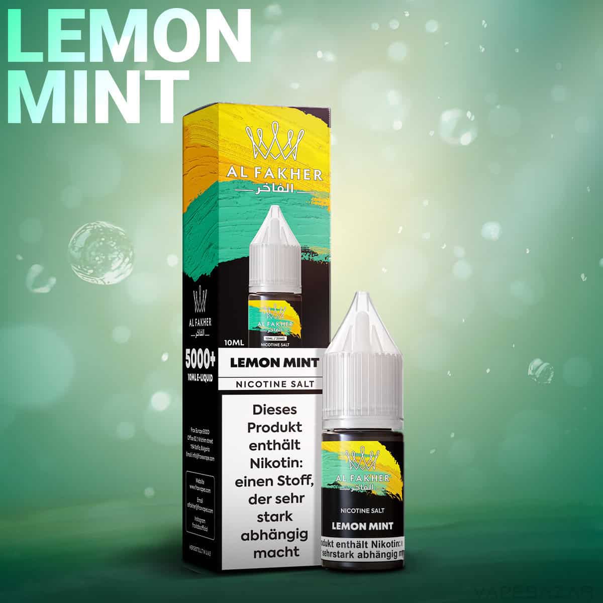 Al Fakher Liquid Lemon Mint 2 | Vapebazar Al Fakher Liquid - Pineapple Ice
