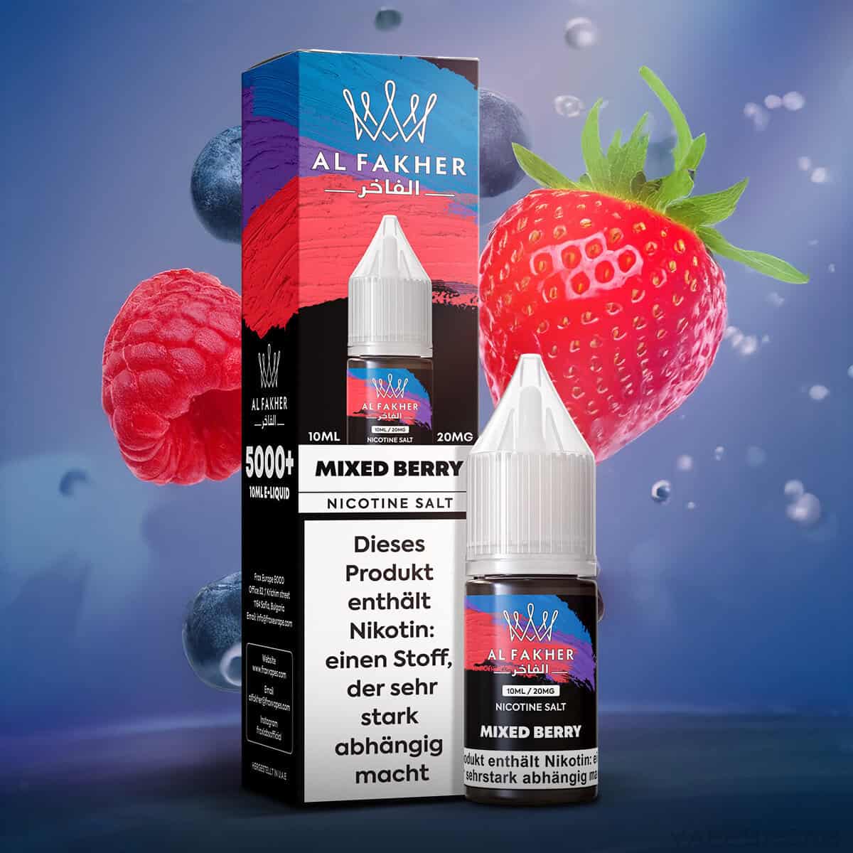 Al Fakher Liquid Mixed Berry | Vapebazar Al Fakher Liquid Mixed Berry