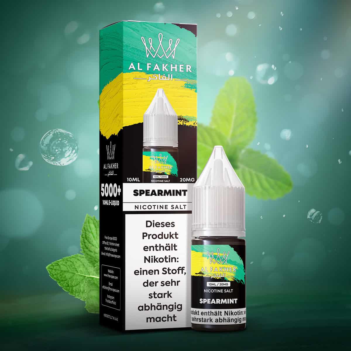 Al Fakher Liquid Spearmint | Vapebazar Al Fakher Liquid Spearmint
