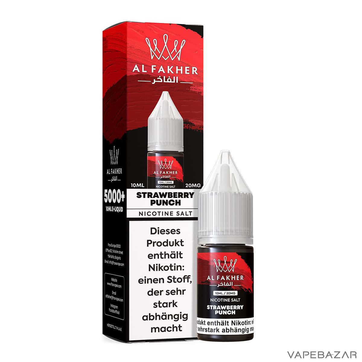 Al Fakher Liquid Strawberry Punch 3 | Vapebazar Al Fakher Liquid - Pineapple Ice