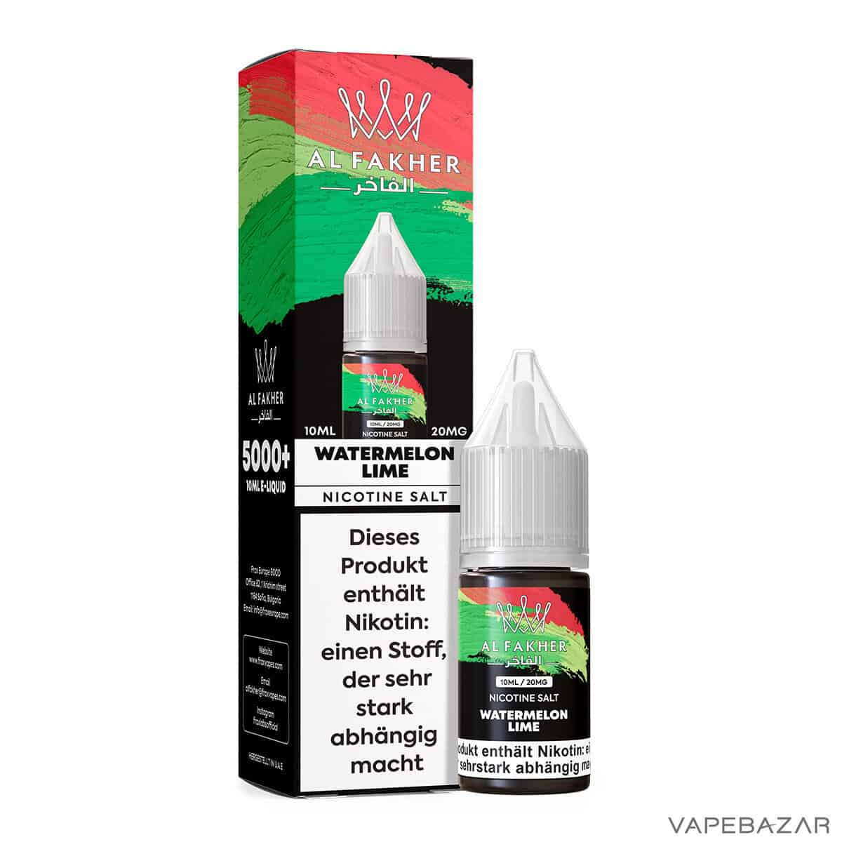 Al Fakher Liquid Watermelon Lime 3 | Vapebazar Al Fakher Liquid - Pineapple Ice