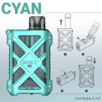 Aspire GoTek X II Pod Kit - Cyan