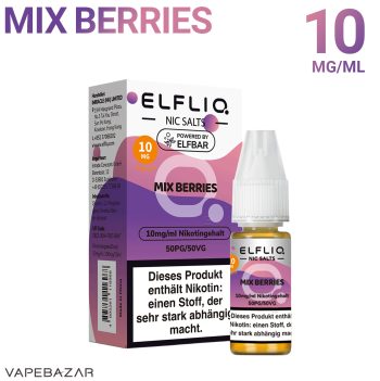 Elfliq Nikotinsalz Liquid – Mix Berries 10mg/ml Nikotin