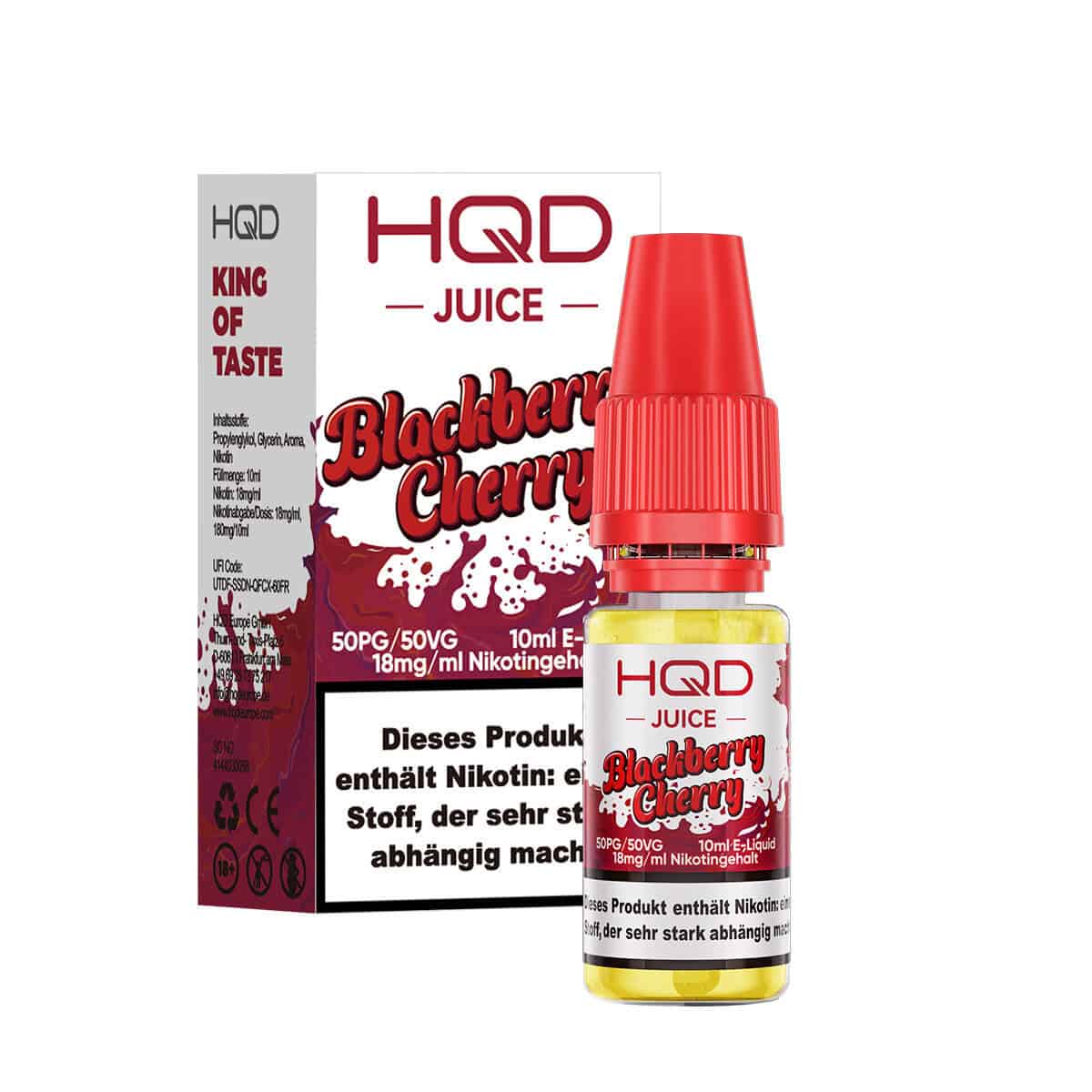 HQD Juice Blackberry Cherry 3 | Vapebazar Hqd Juice Liquid - Watermelon - 18 Mg/Ml Nikotin