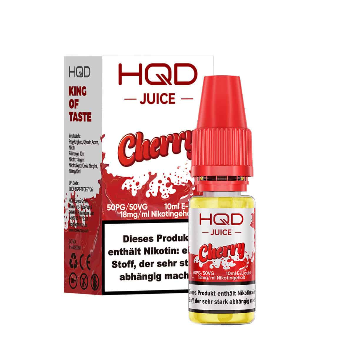 HQD Juice Cherry 3 | Vapebazar Hqd Juice Liquid - Watermelon - 18 Mg/Ml Nikotin