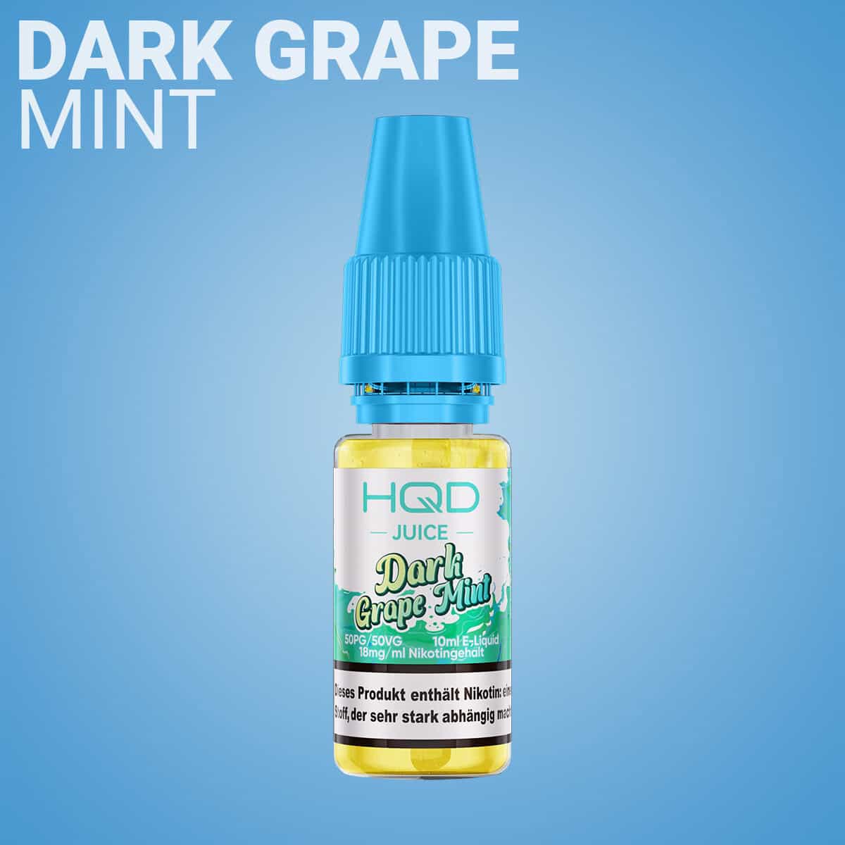 HQD Juice Dark Grape Mint 2 | Vapebazar Hqd Juice Liquid - Watermelon - 18 Mg/Ml Nikotin