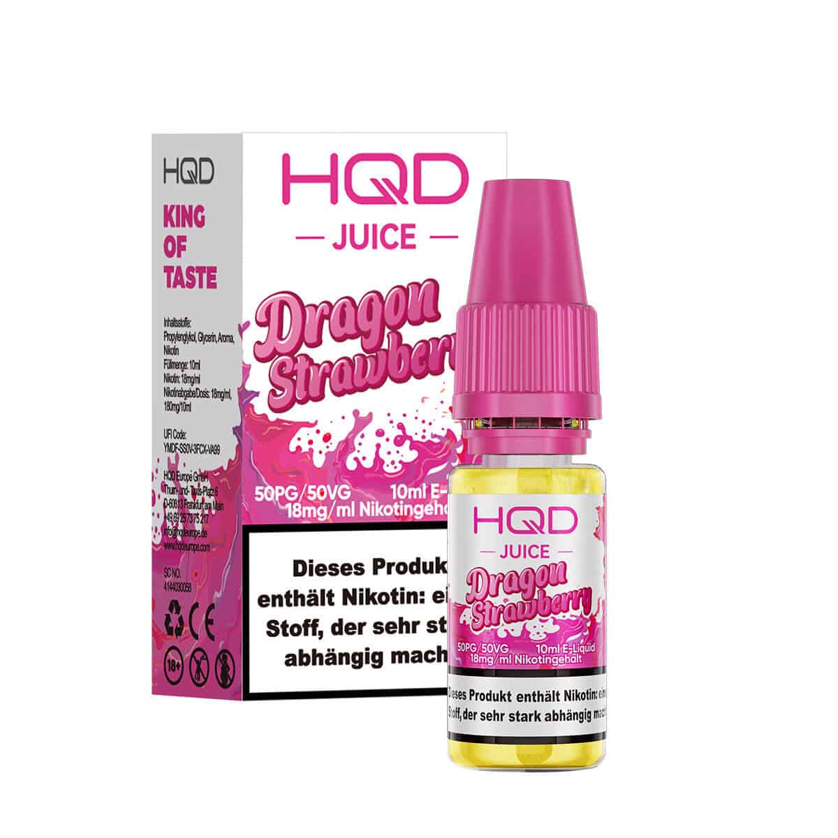 HQD Juice Dragon Strawberry 3 | Vapebazar Hqd Juice Liquid - Watermelon - 18 Mg/Ml Nikotin