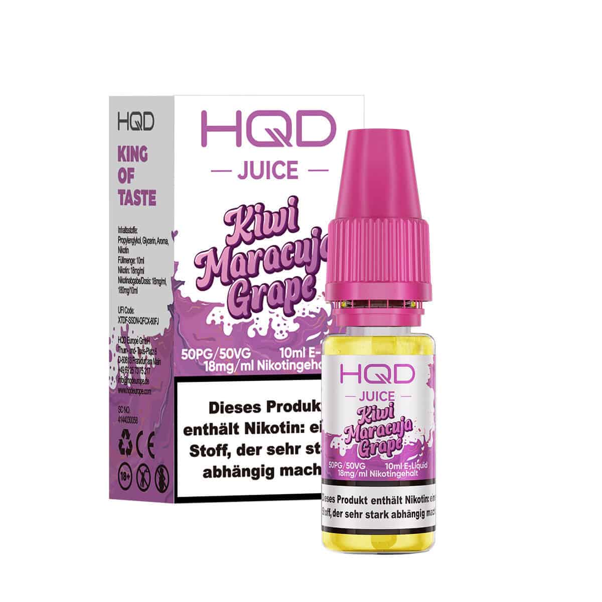 HQD Juice Kiwi Maracuja Grape 3 | Vapebazar Hqd Juice Liquid - Watermelon - 18 Mg/Ml Nikotin