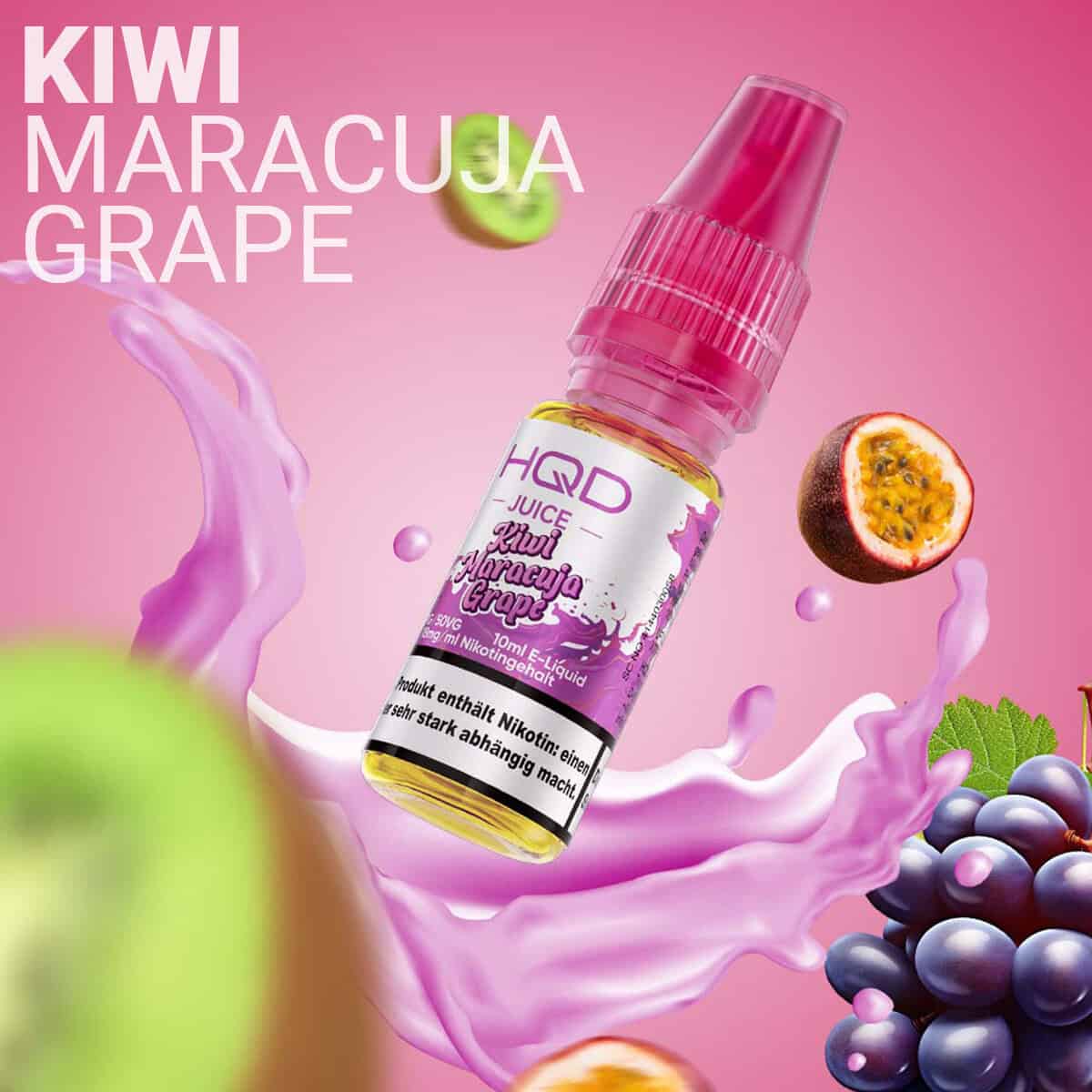 HQD Juice Kiwi Maracuja Grape | Vapebazar Hqd Juice Kiwi Maracuja Grape