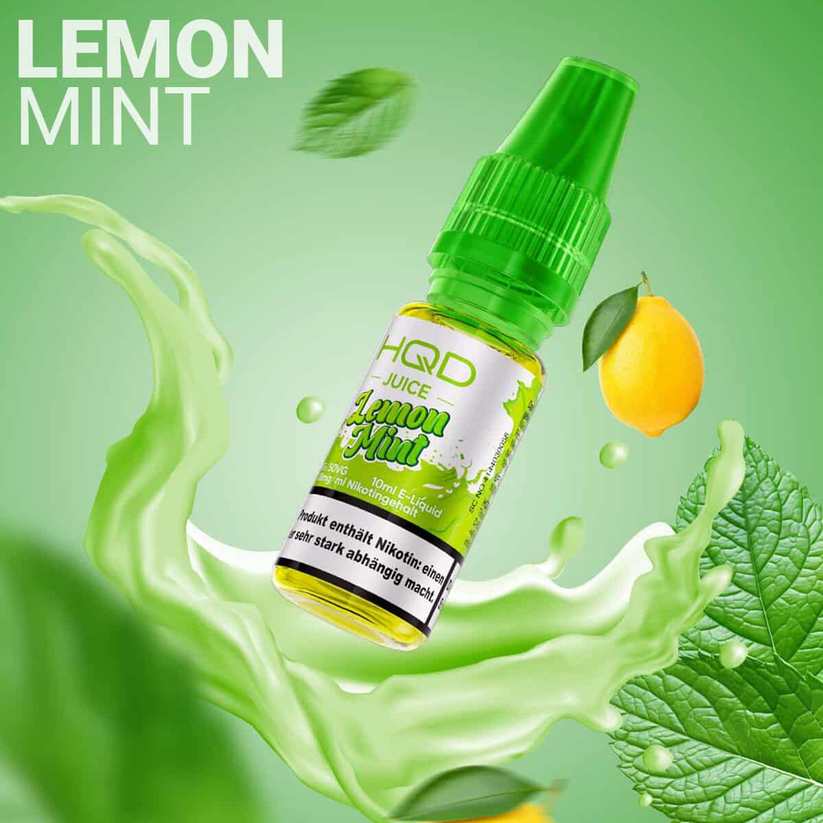 HQD Juice Lemon Mint | Vapebazar Hqd Juice Lemon Mint