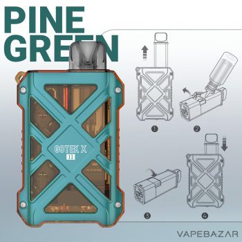 Aspire GoTek X II Pod Kit - Cyan